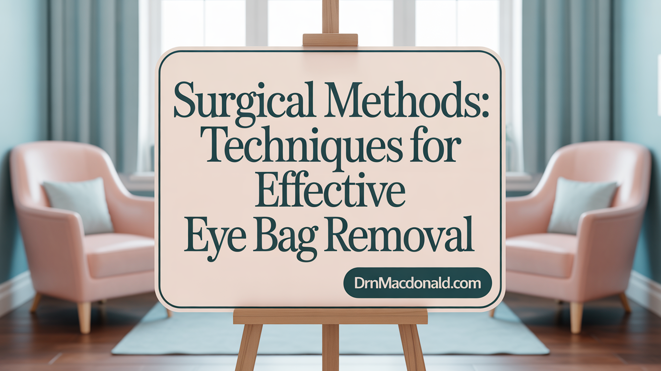 Surgical Methods: Techniques for Effective Eye Bag Removal