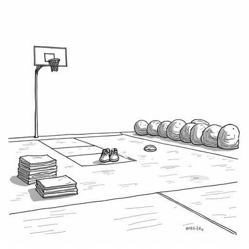 Caitlin Clark's Injury Status Day-to-Day single-panel cartoon