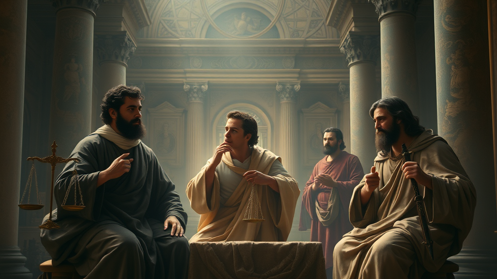 정의와 책임을 묻는 모습