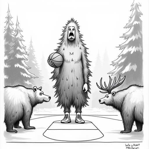 Cooper Flagg poised to be Maine's first No. 1 NBA draft pick single-panel cartoon