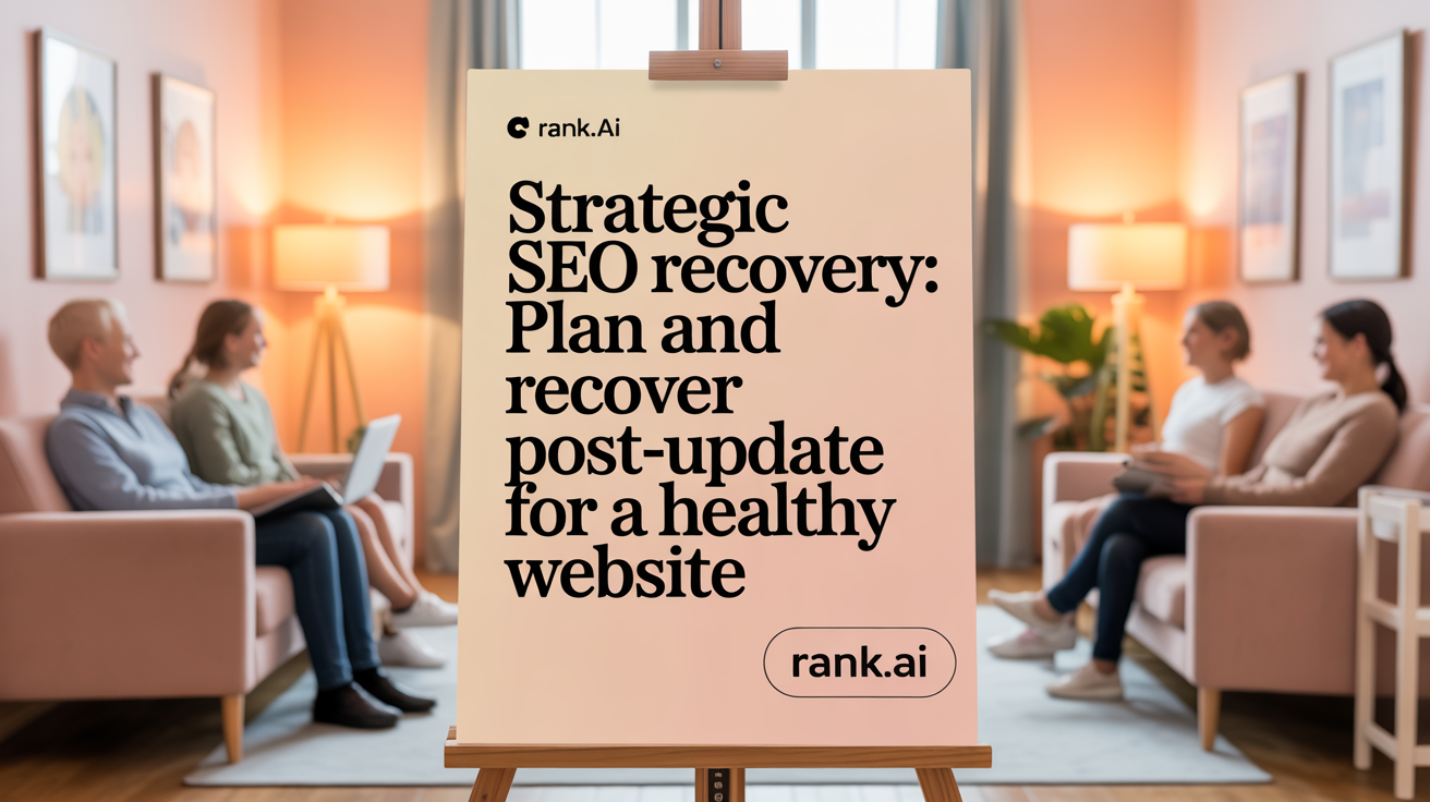 Strategic SEO Recovery: Plan and Recover Post-Update