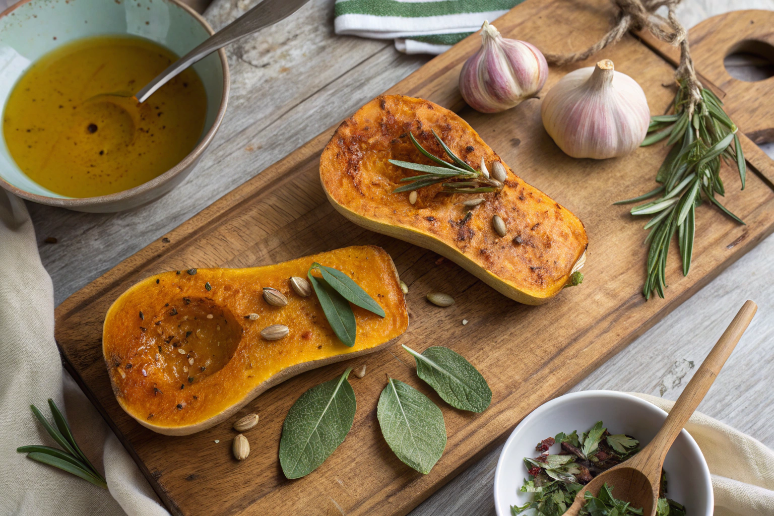 Roasted Butternut Squash Soup ngredients