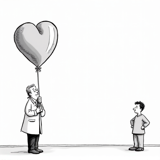 Heart Disease Death Rates Drop 66% in American Adults single-panel cartoon