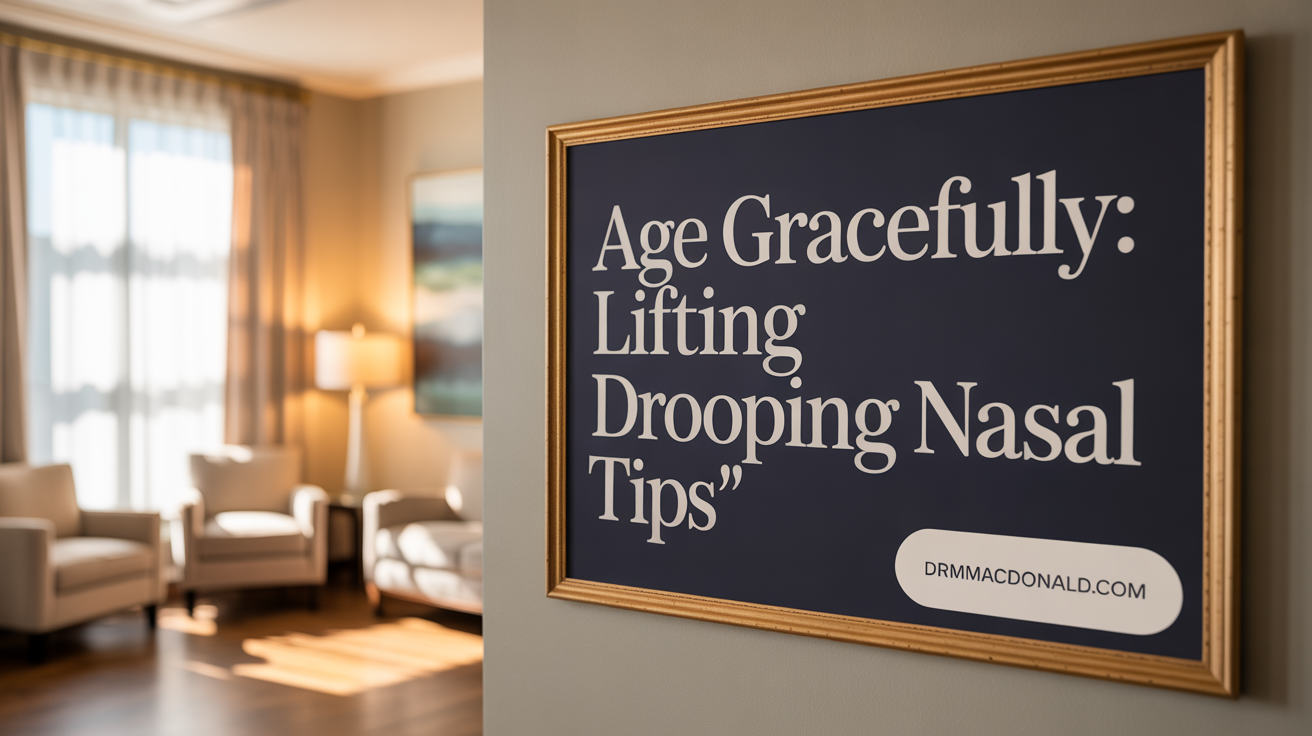 Age Gracefully: Lifting Drooping Nasal Tips