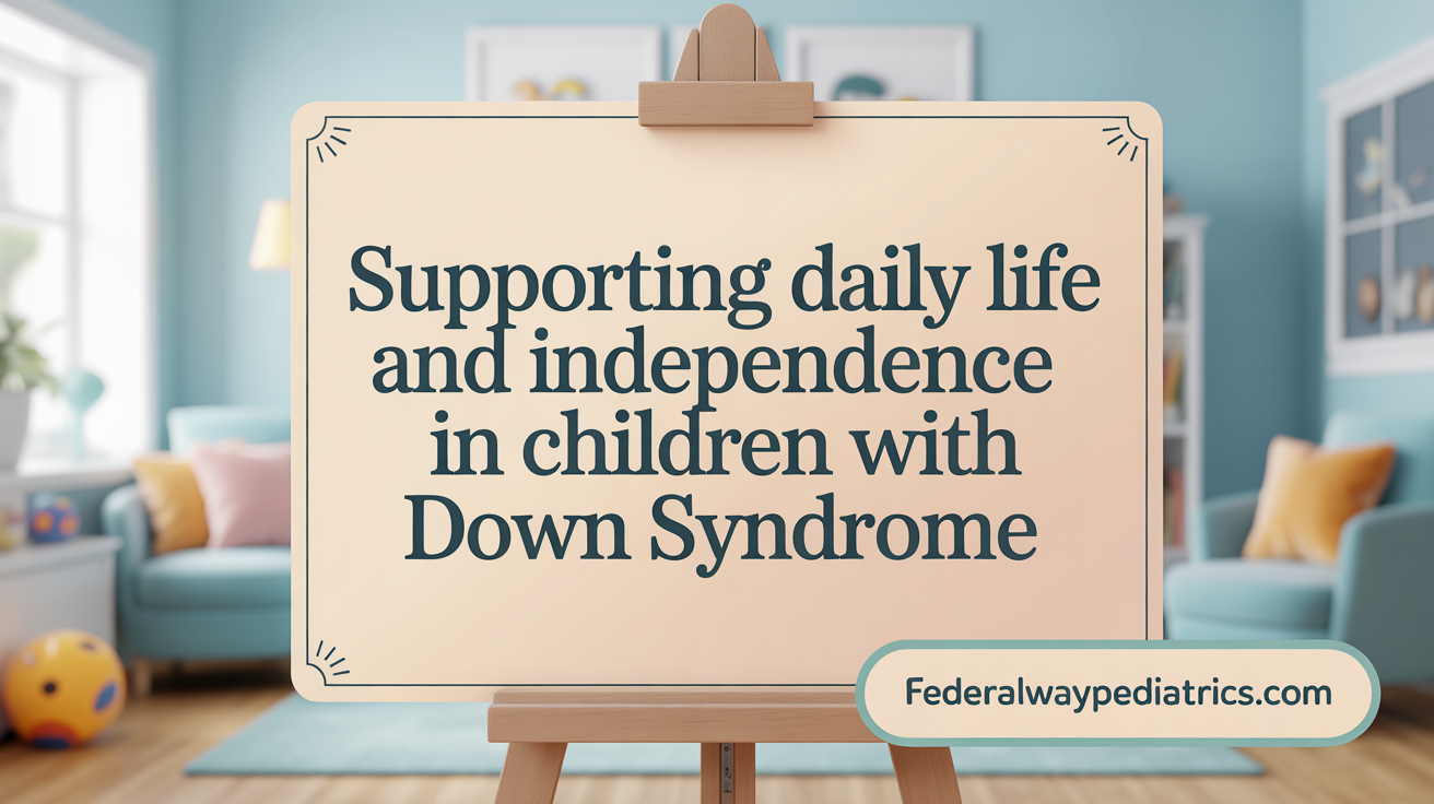 Supporting Daily Life and Independence in Children with Down Syndrome