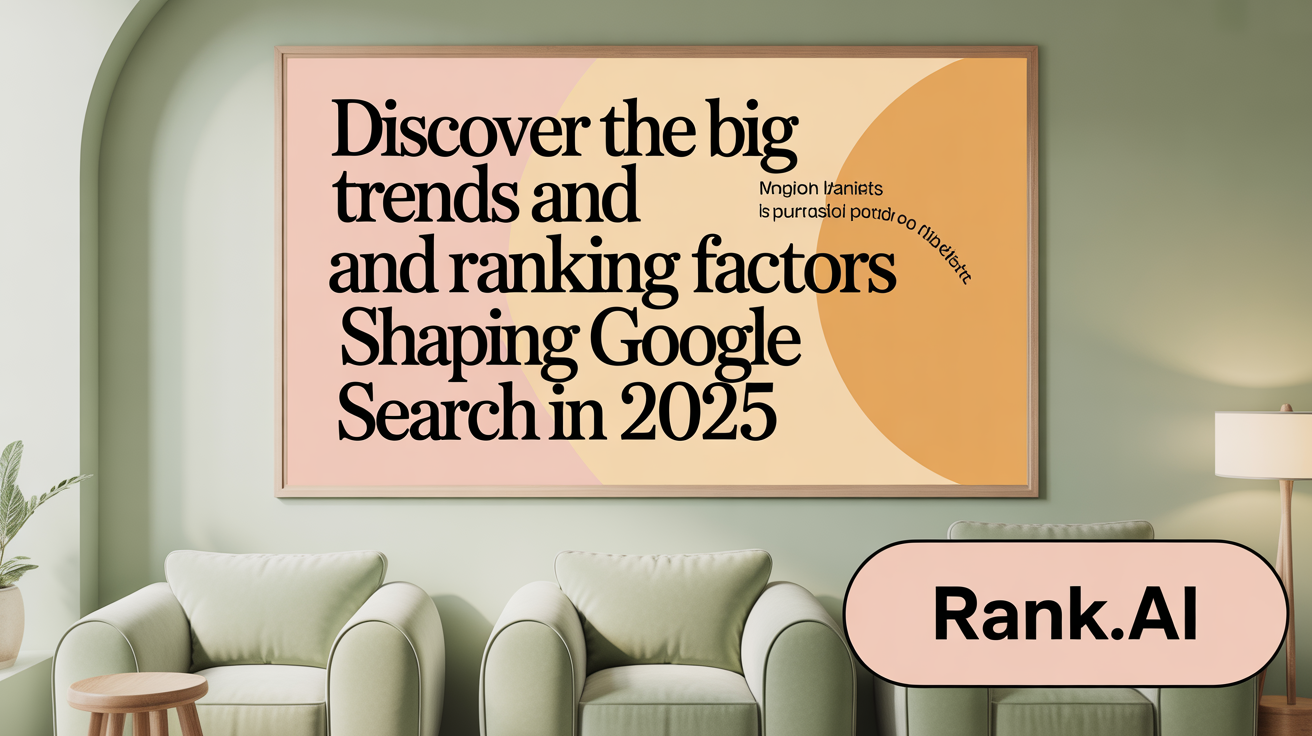 Discover the Big Trends and Ranking Factors Shaping Google Search in 2025