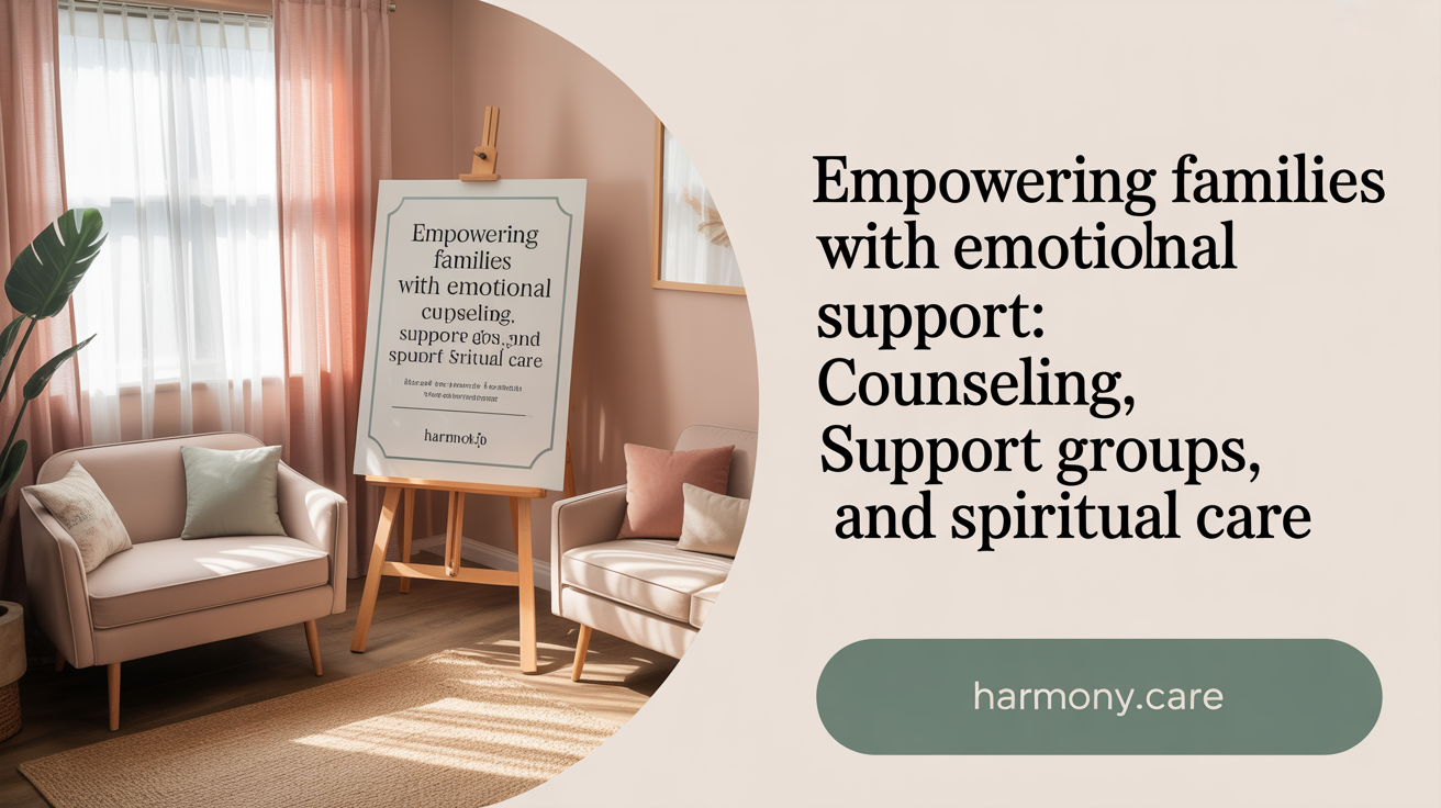Empowering Families with Emotional Support: Counseling, Support Groups, and Spiritual Care