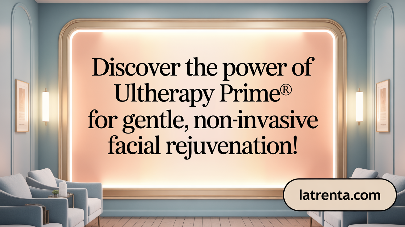 Discover the Power of Ultherapy PRIME® for Non-Invasive Facial Lifting!