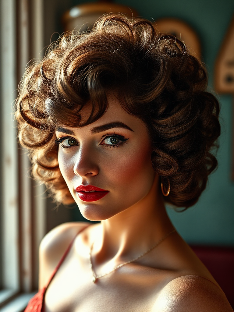 Old Hollywood Curls