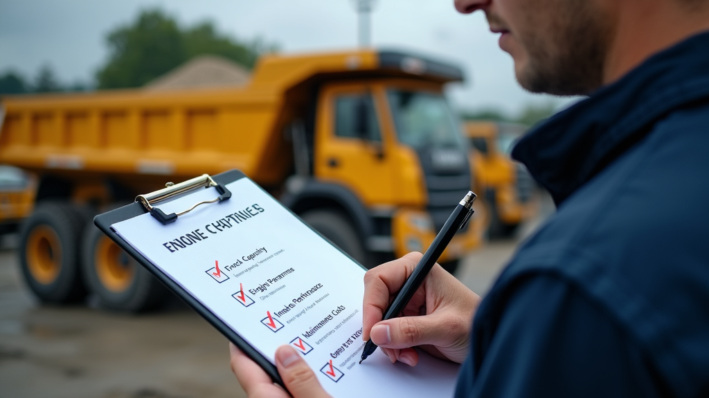 Checklist các yếu tố quan trọng khi mua xe ben