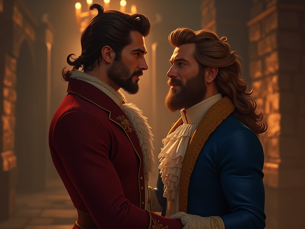 Beast and Gaston Casting