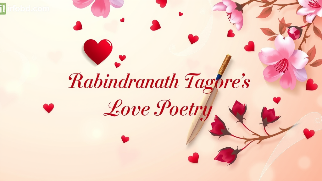 রবীন্দ্রনাথ ঠাকুরের প্রেমের কবিতা