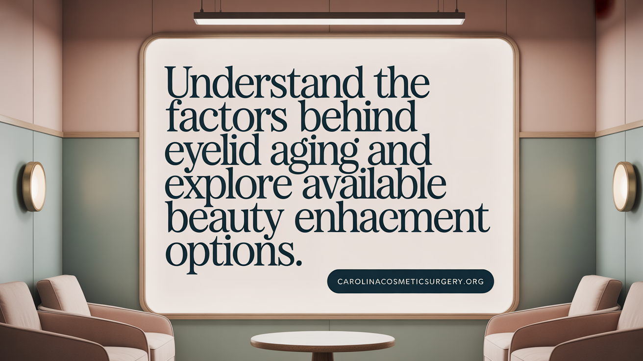 Understand the factors behind eyelid aging and explore available rejuvenation options.