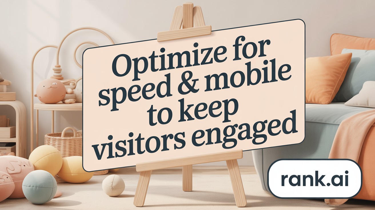 Optimize for Speed &amp; Mobile to Keep Visitors Longer