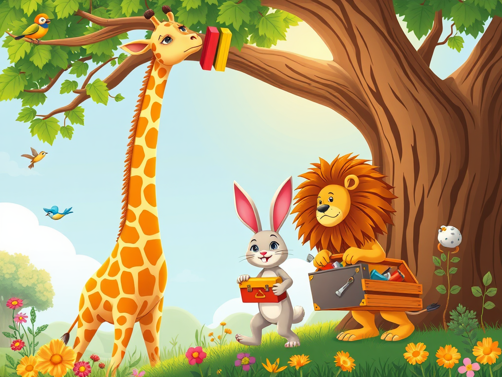 The Great Treehouse Adventure of George the Giraffe