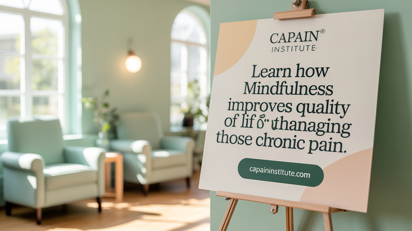 Learn how mindfulness improves quality of life for those with chronic pain conditions