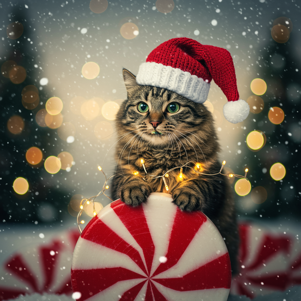 christmas pfp cat