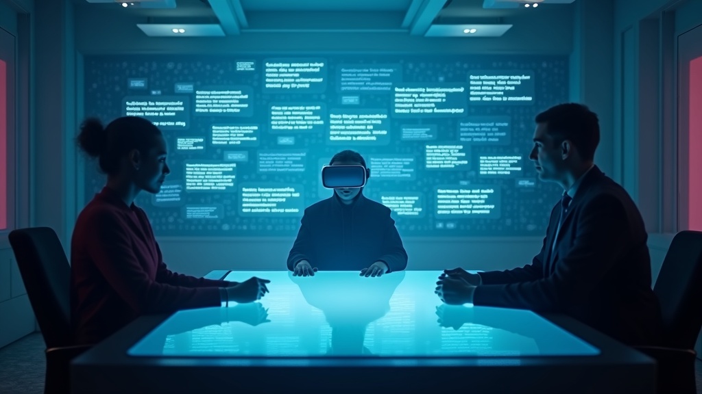 Experiencia inmersiva en un showroom virtual creado con realidad virtual para empresas