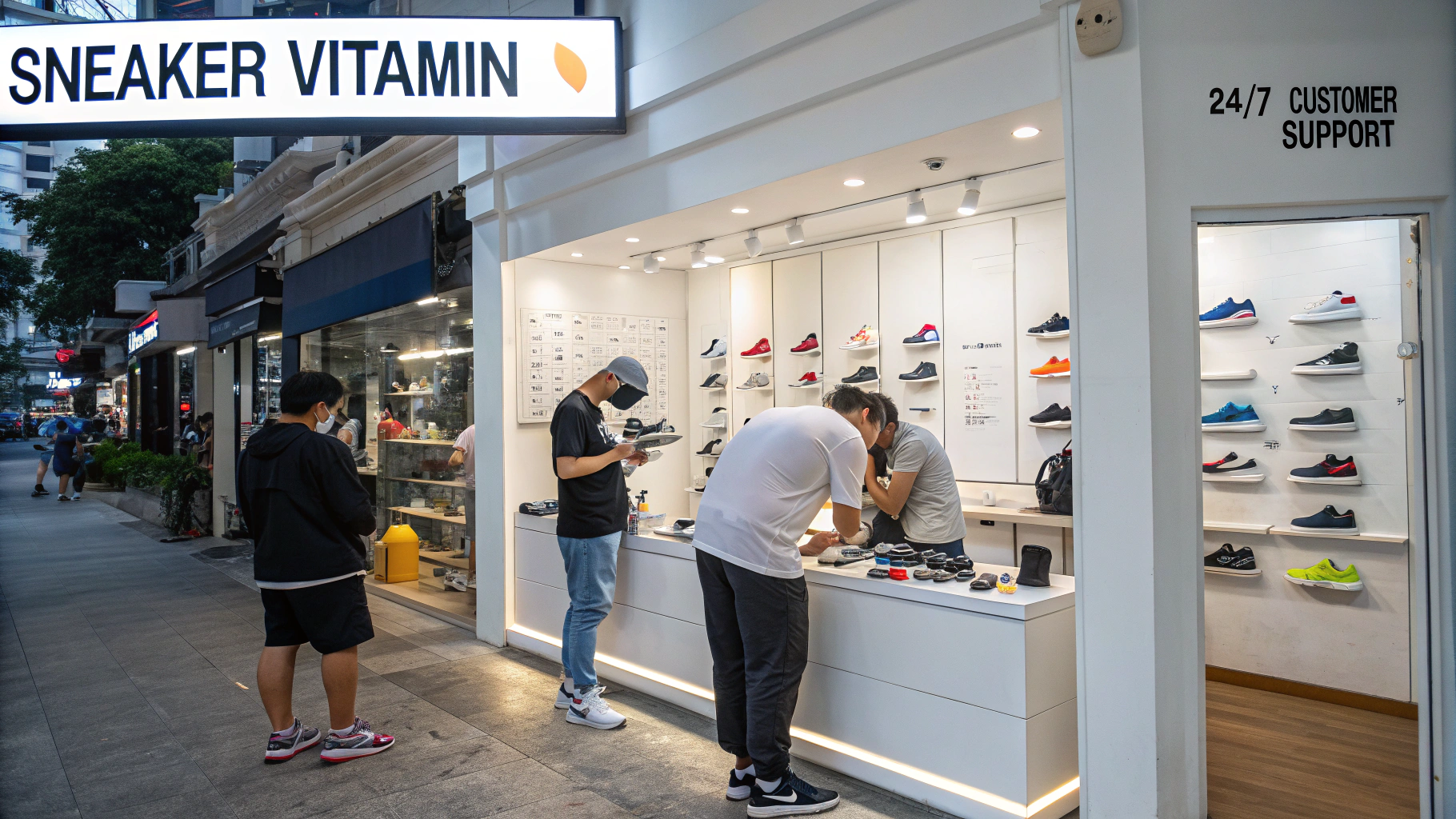Tiện ích vượt trội tại Sneaker Vitamin