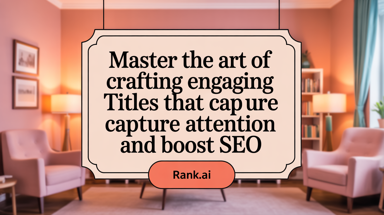 Master the Art of Crafting Meta Titles That Capture Attention and Boost SEO