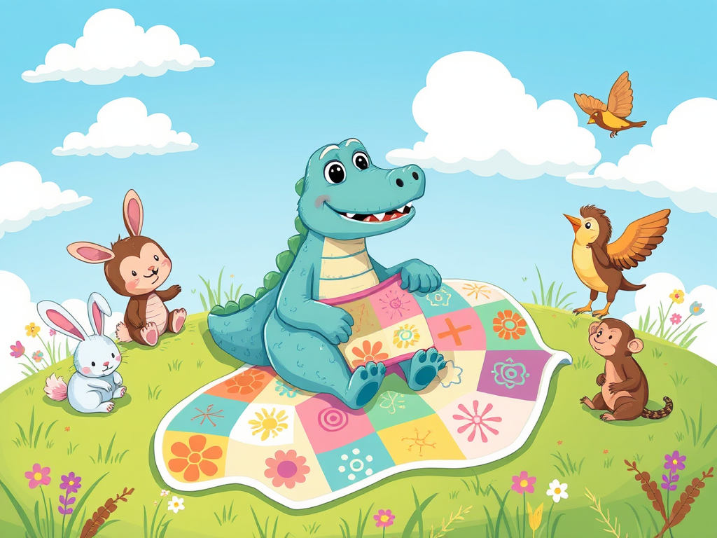 Cuddles the Crocodile and the Quilted Dreams