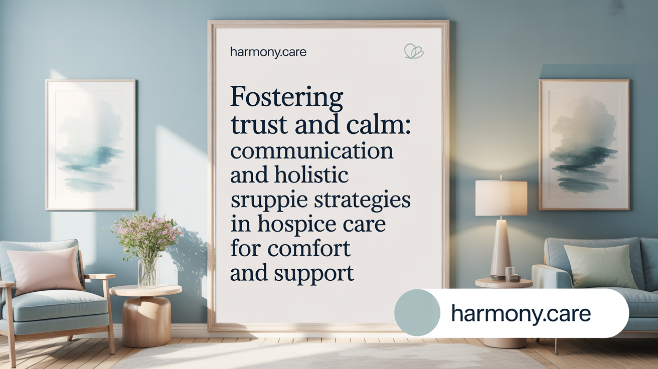 Fostering Trust and Calm: Communication and Holistic Strategies in Hospice Care