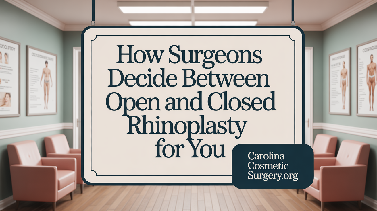 How Surgeons Decide Between Open and Closed Rhinoplasty for You