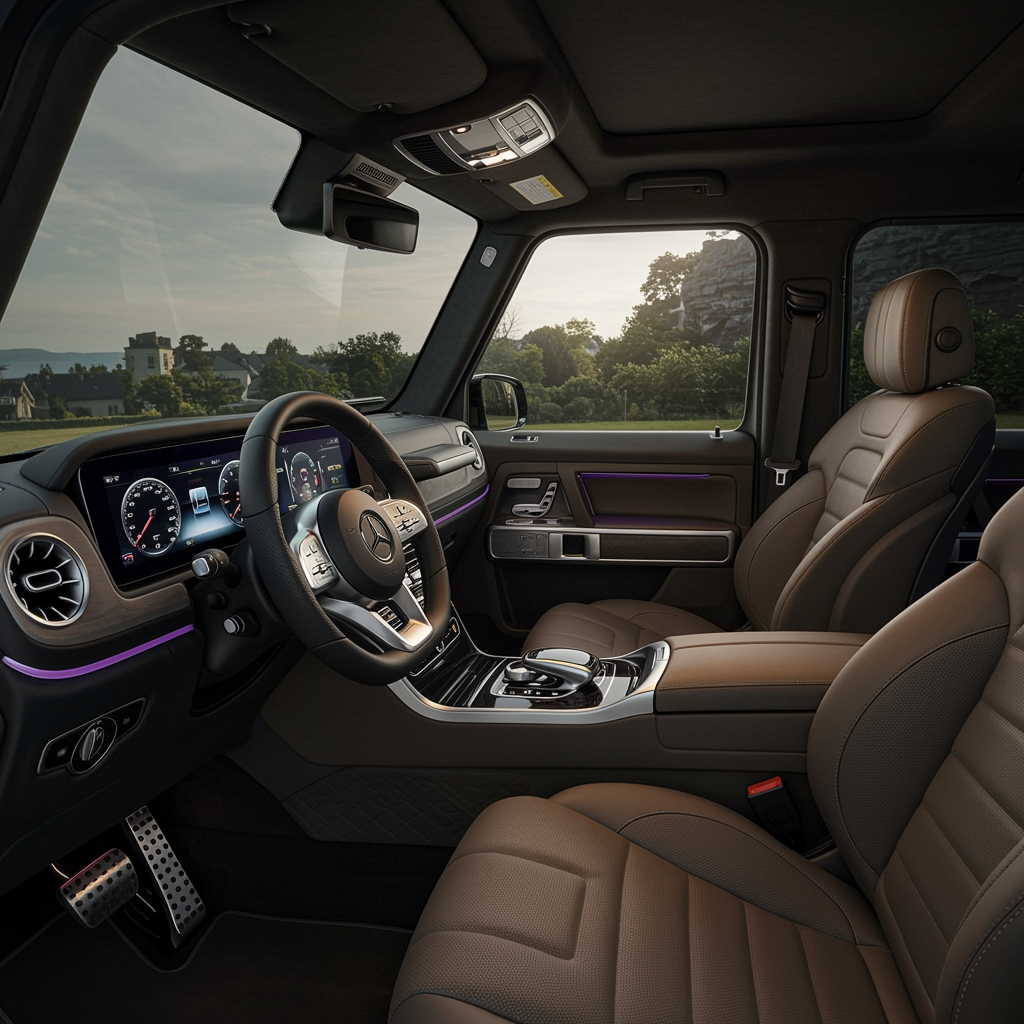 g wagon interior