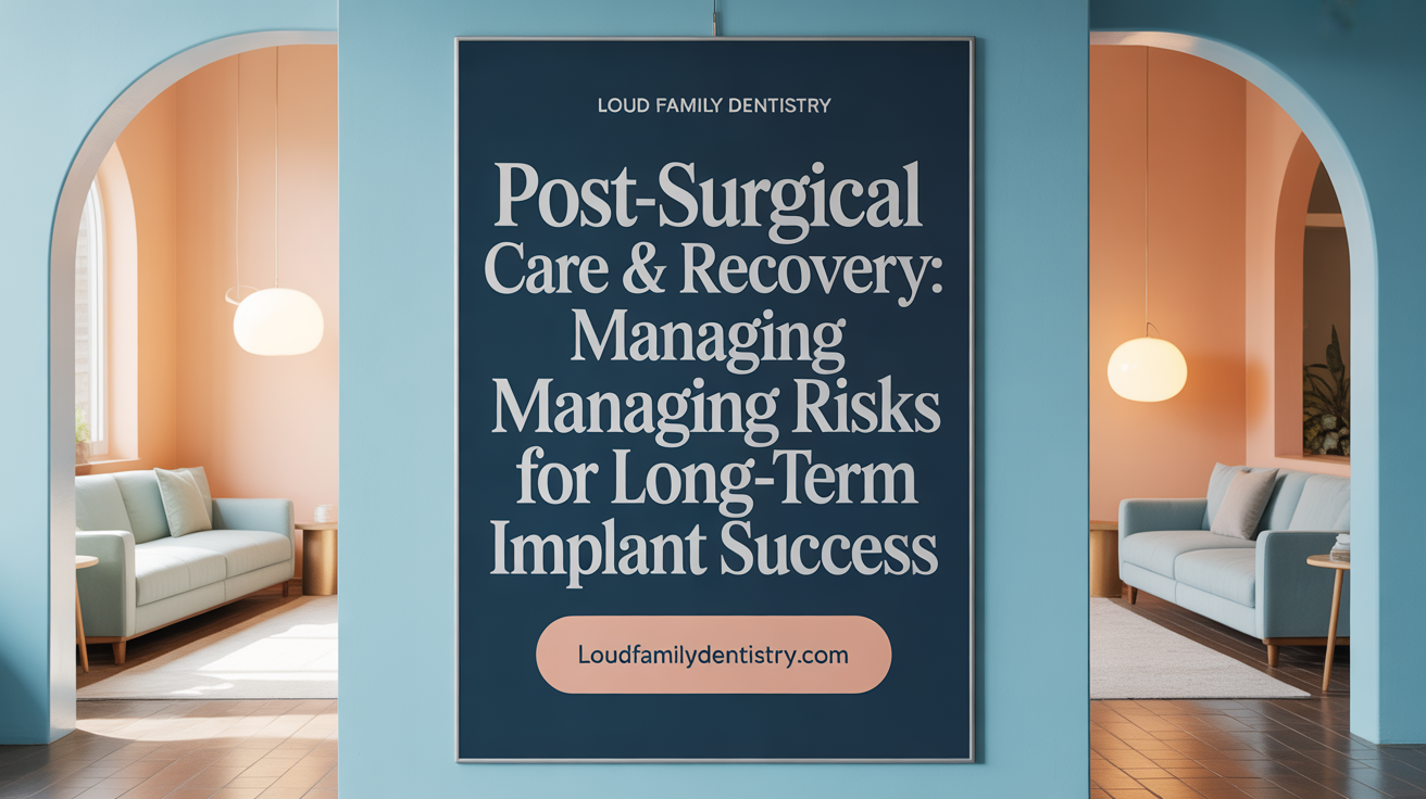 Post-Surgical Care & Recovery: Managing Risks for Long-Term Implant Success