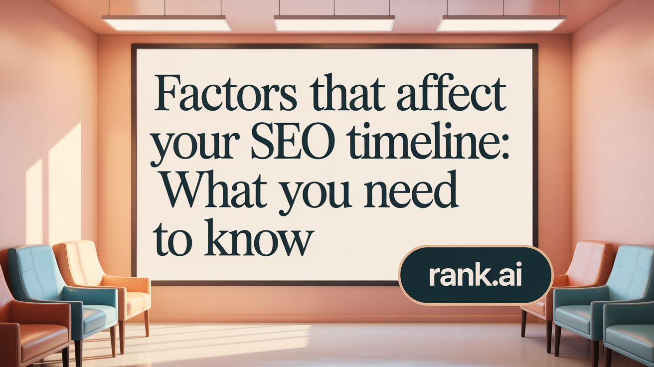 Factors That Affect Your SEO Timeline: What You Need to Know
