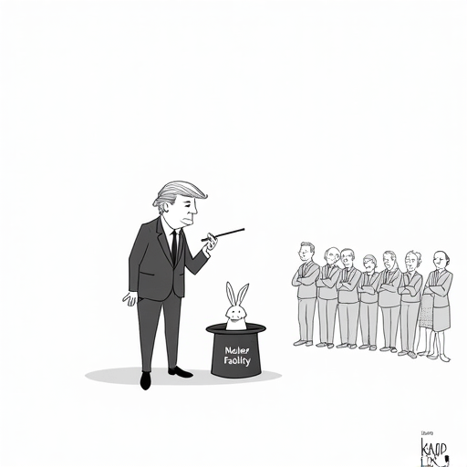 Trump Discusses U.S. Strikes on Iran's Nuclear Sites single-panel cartoon