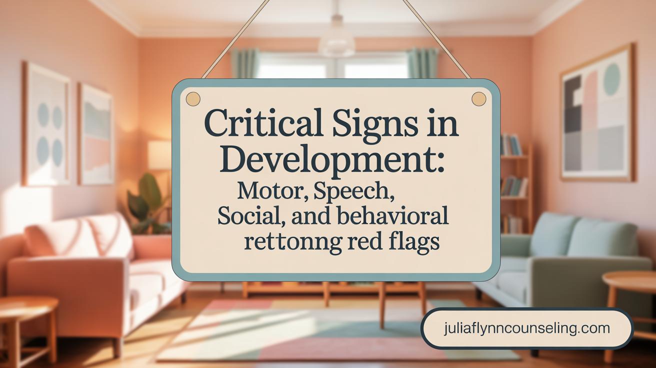 Critical Signs in Development: Motor, Speech, Social, and Behavioral Red Flags