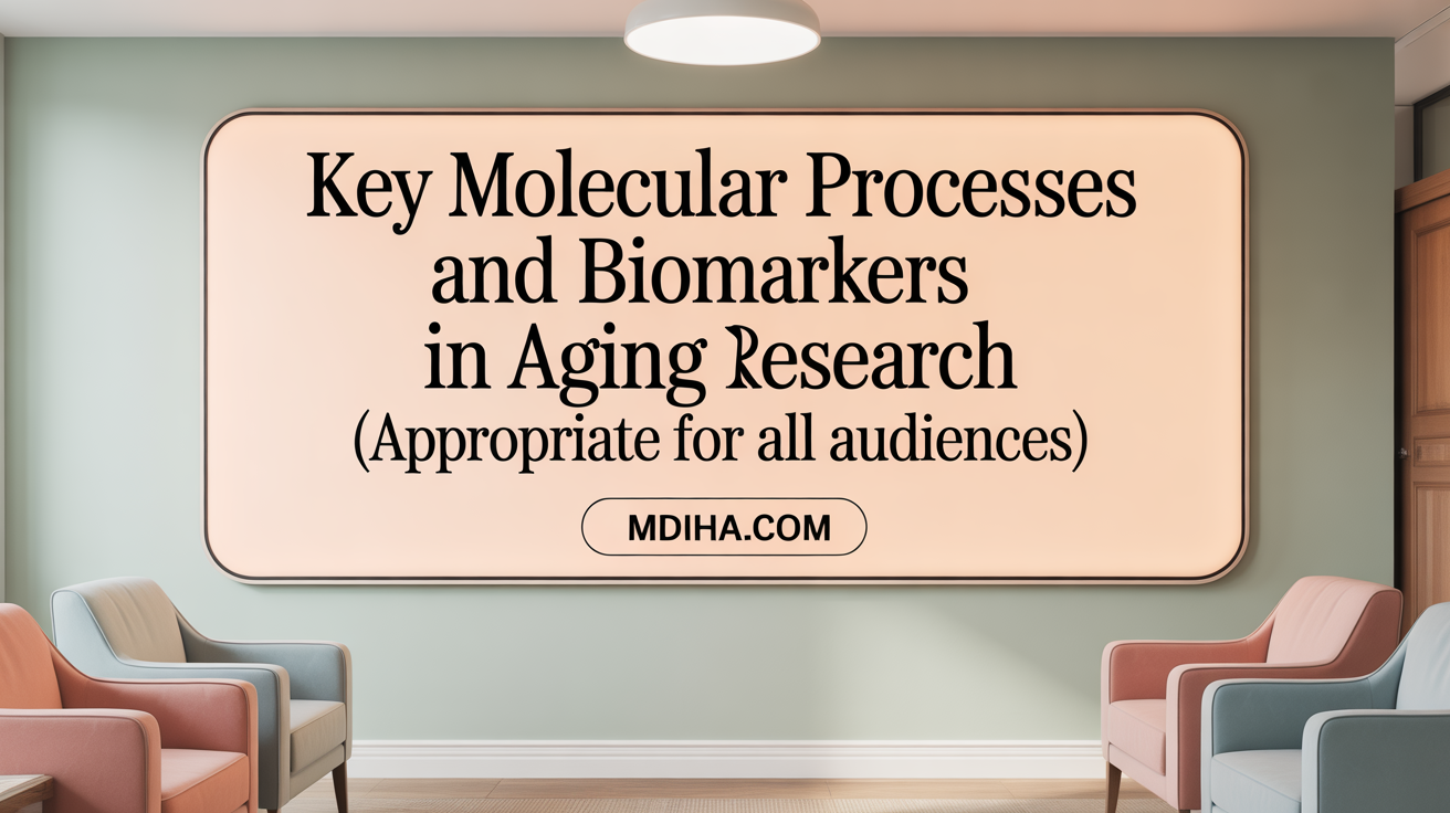 Key Molecular Processes and Biomarkers in Aging Research