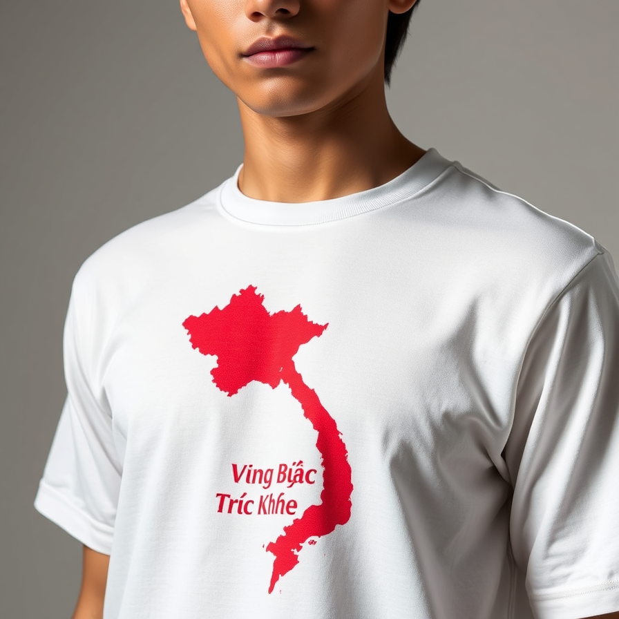 Áo thun Bản Đồ Việt Nam 2025 Sayphee 100 Cotton