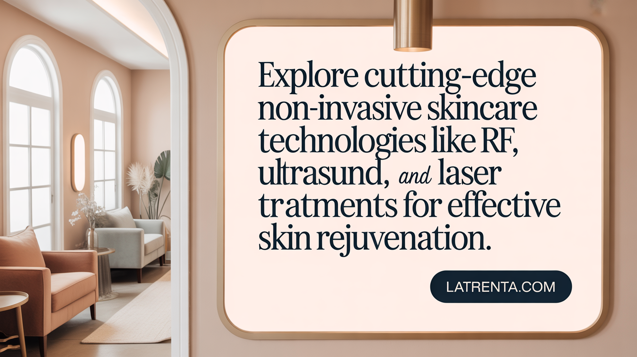 Explore advanced non-invasive technologies like RF, ultrasound, and laser for safe skin tightening.