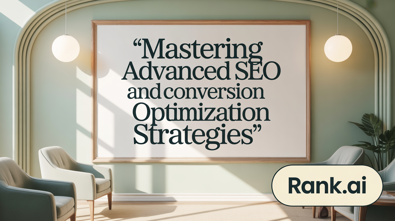 Mastering Advanced SEO and Conversion Optimization Techniques