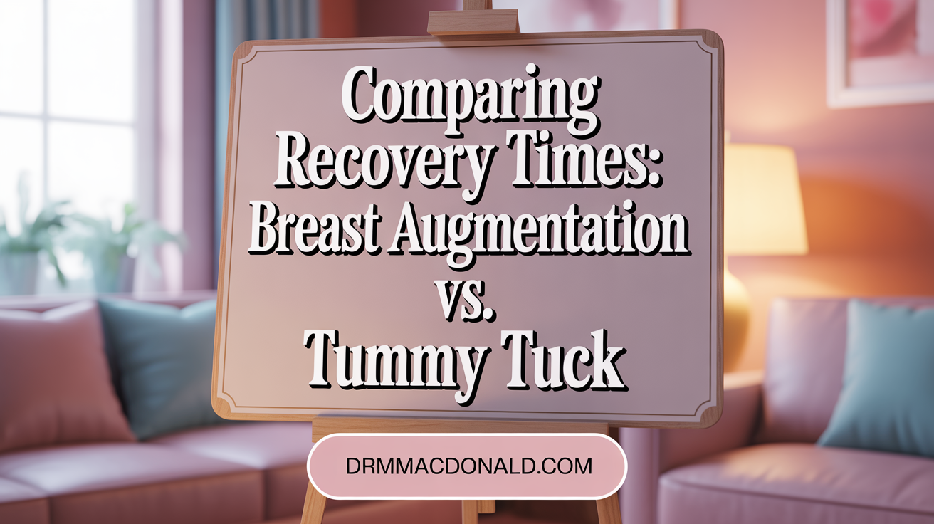 Comparing Recovery Times: Breast Augmentation vs. Tummy Tuck