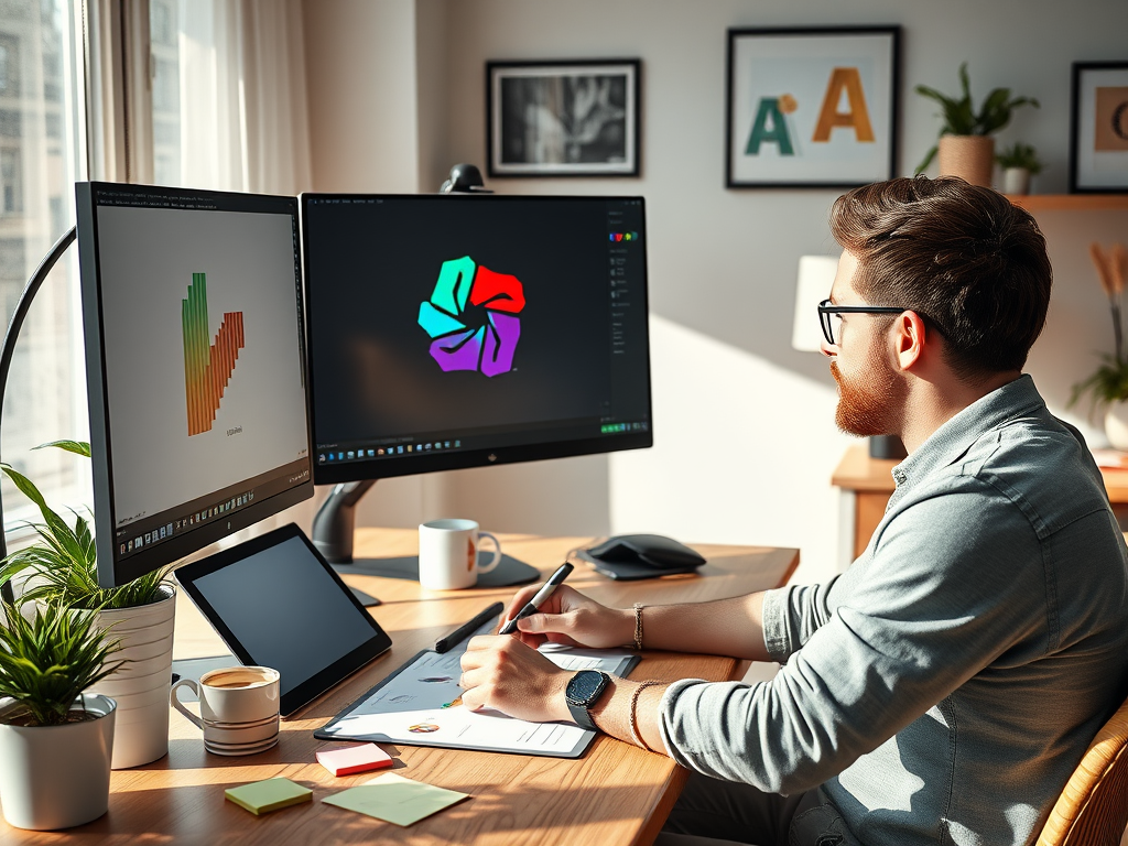 디자인 전문 플랫폼에서 프리랜서 활동