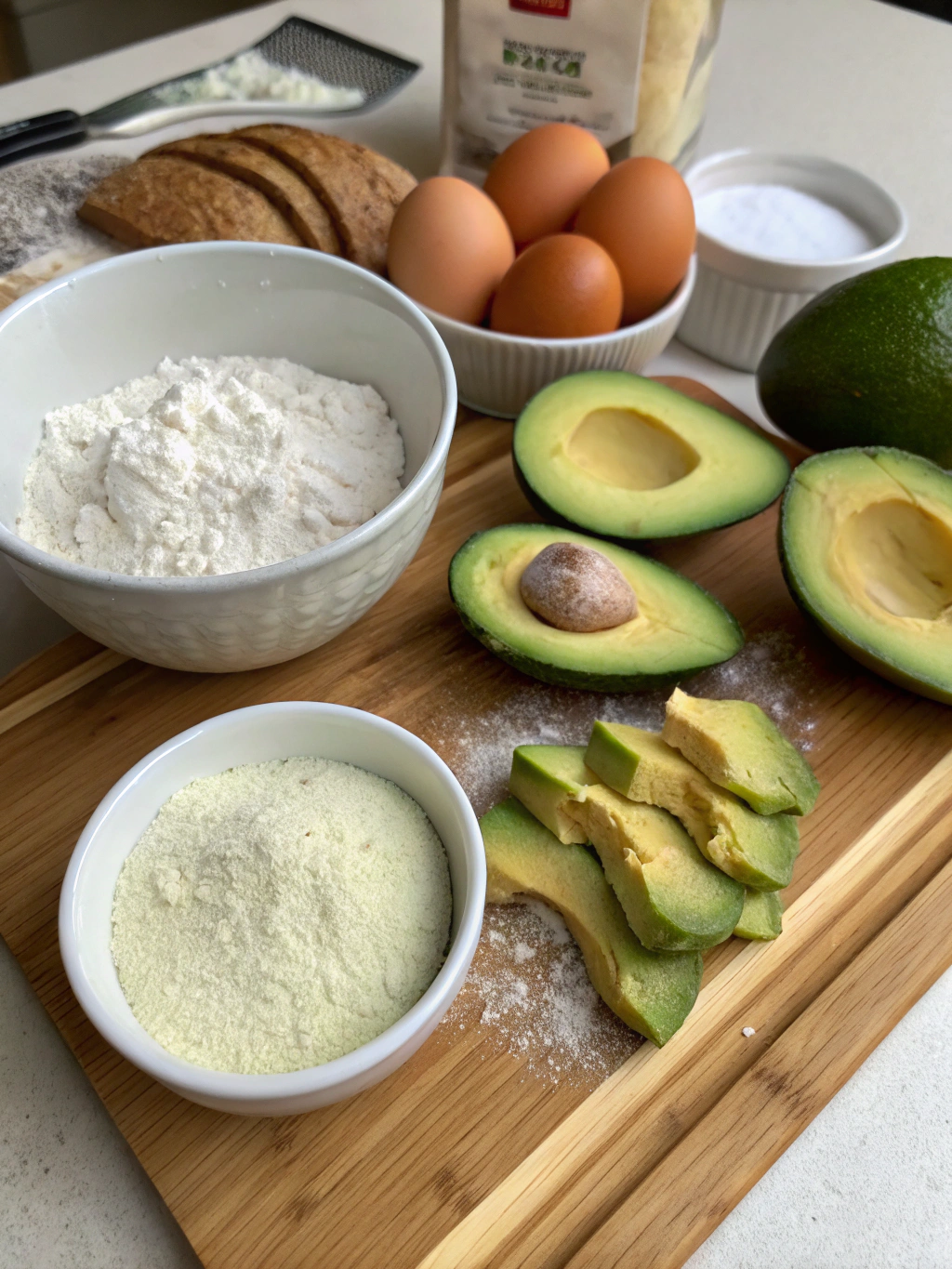 Ingredients for Avocado Bread