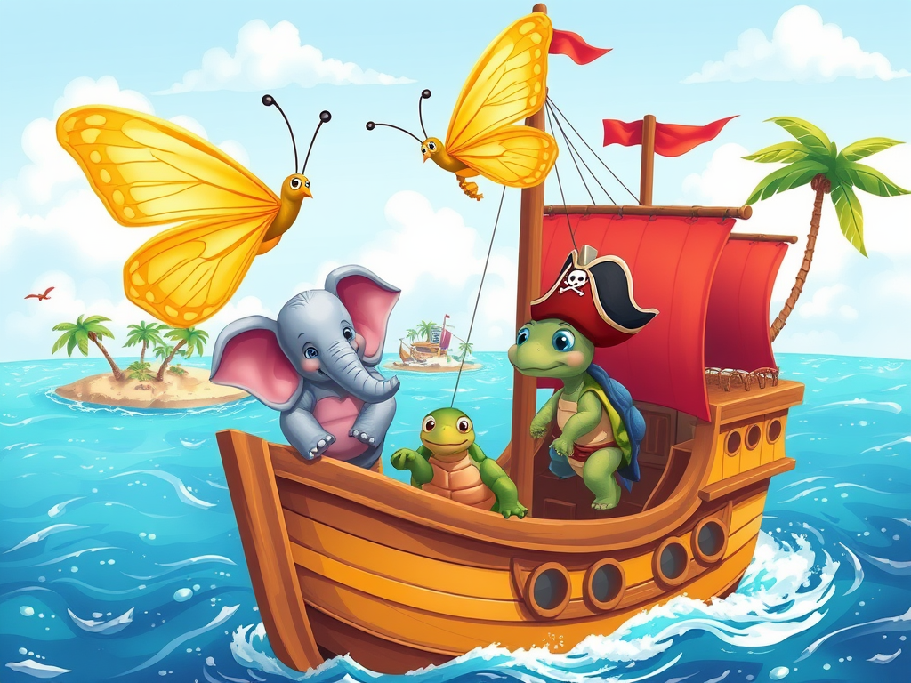 The Great Pirate Adventure of Benny the Butterfly