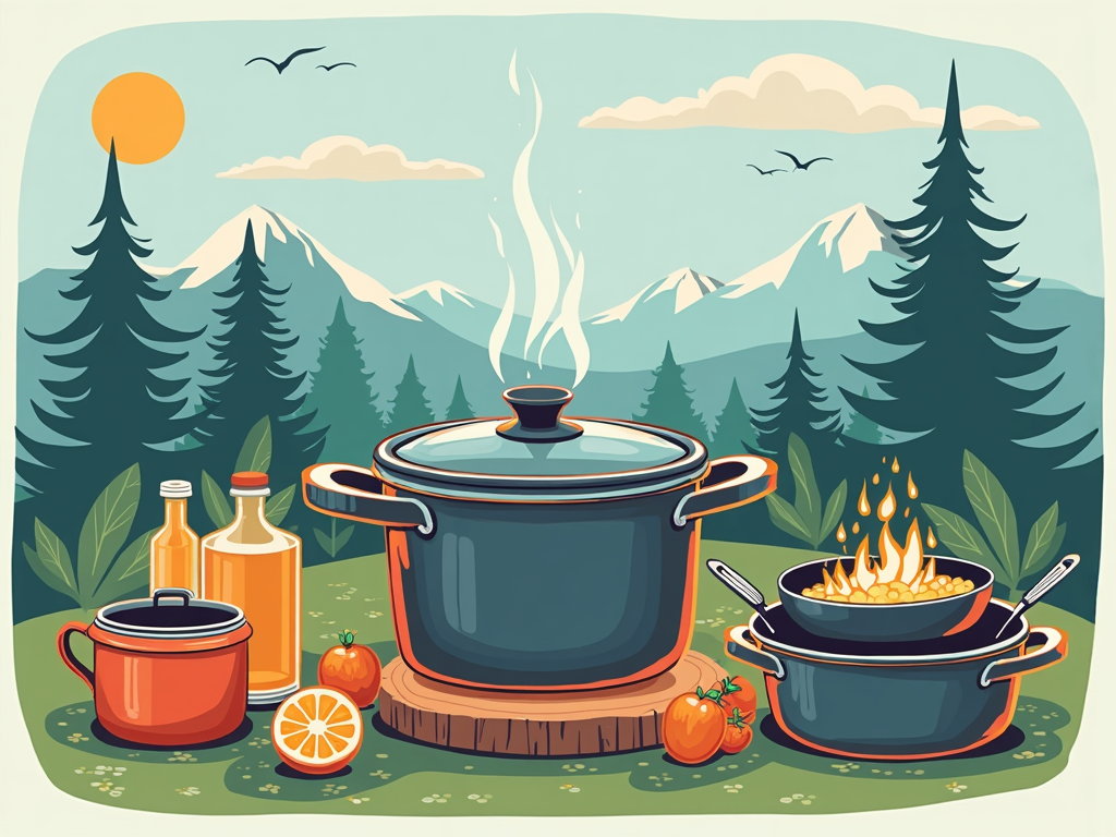 Camp stove cooking mismatch image