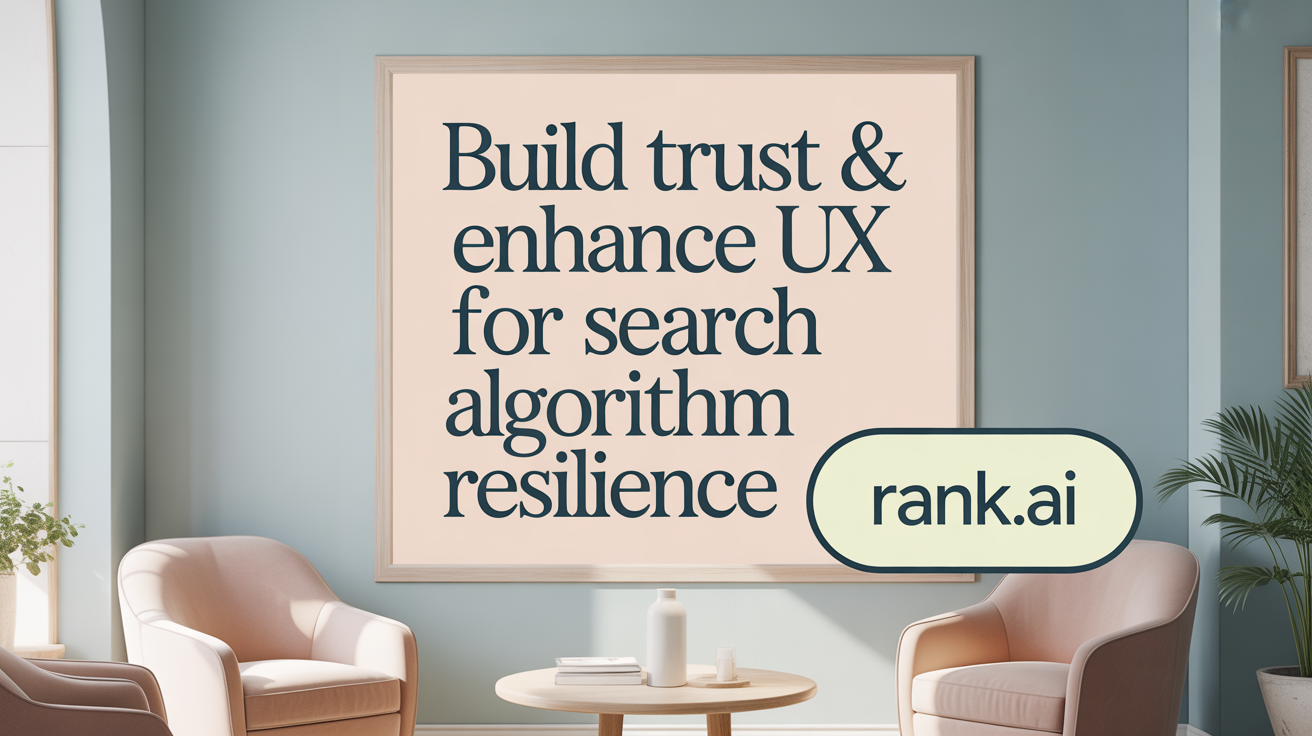 Build Trust &amp; Enhance UX for Search Algorithm Resilience