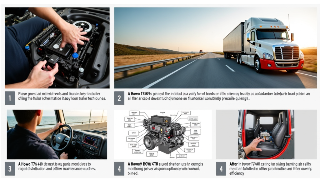 Bí quyết sử dụng và bảo dưỡng đầu kéo Howo 440