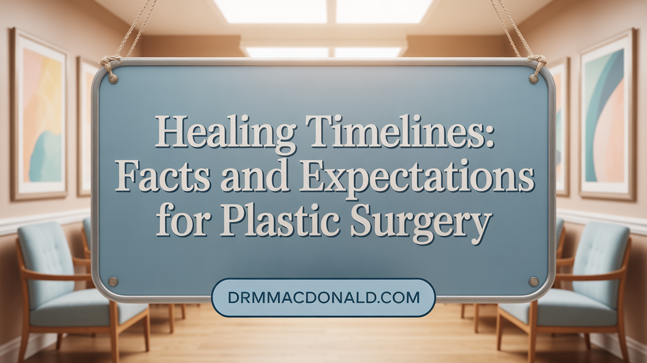 Healing Timelines: Facts and Expectations for Plastic Surgery