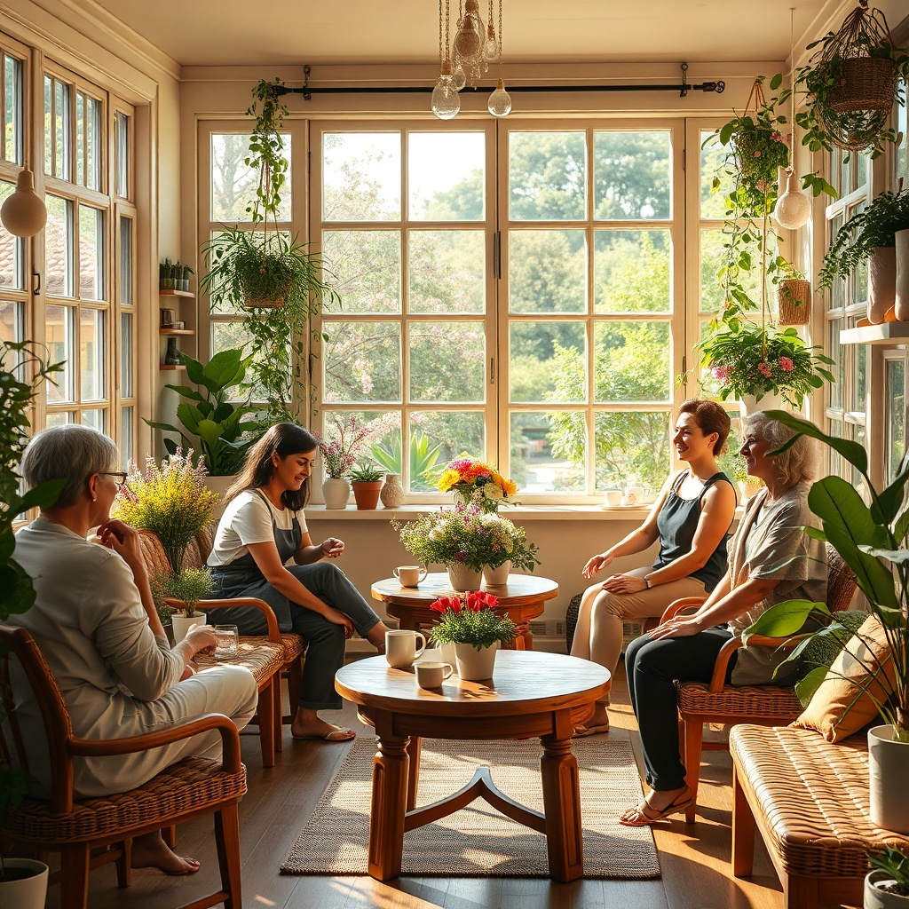 Calm Retreat: Blossom Healing Cafe