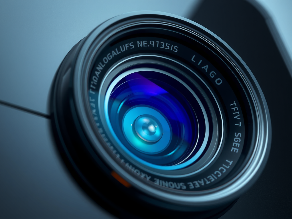 تصویری واقعی و با کیفیت بالا از لنز دوربین گوشی هوشمند با اجزای داخلی پیچیده، نمایانگر فناوری پیشرفته حسگر و لنزهای متعدد، که بر مهندسی پیچیده پشت عکاسی موبایل مدرن تاکید دارد و نقش هوش مصنوعی عکاسی موبایل را در پردازش نشان می‌دهد.