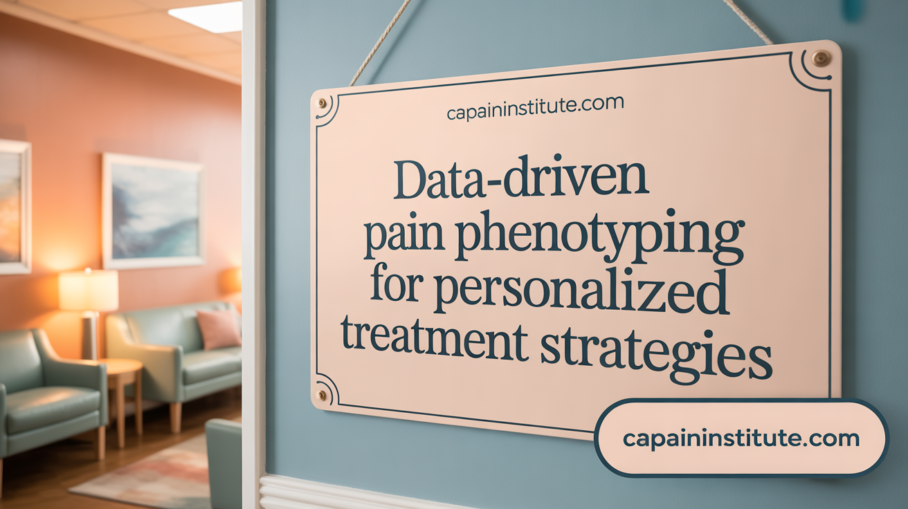 Data-Driven Pain Phenotyping for Personalized Treatment Strategies