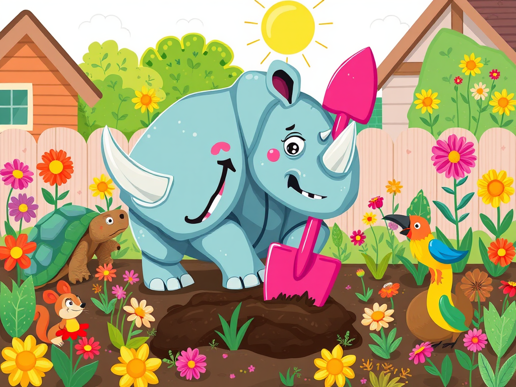 Rollo the Aqua Rhino's Magical Garden