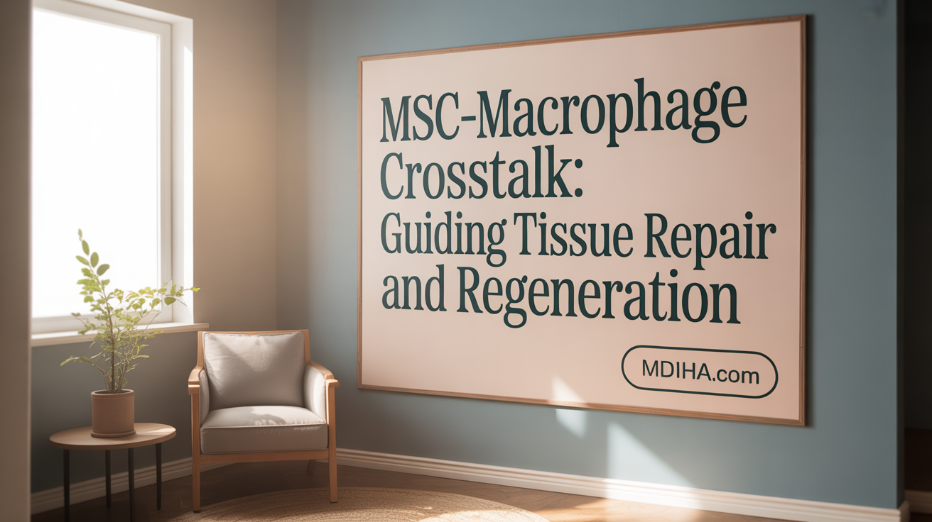 MSC-macrophage crosstalk: Orchestrating tissue repair