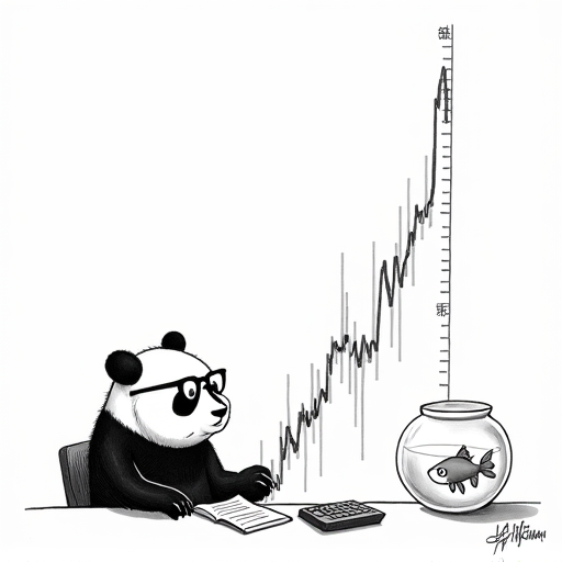 Citi Bank Raises China's 2025 Growth Forecast to 5% single-panel cartoon